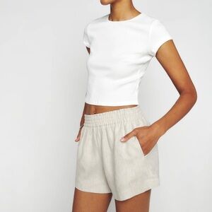 LAST CHANCE! Reformation Mila Linen short